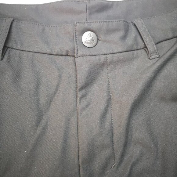 Reebok Men's Size 34/32 Zipper & Button Closure Black Pants - Picture 6 of 11
